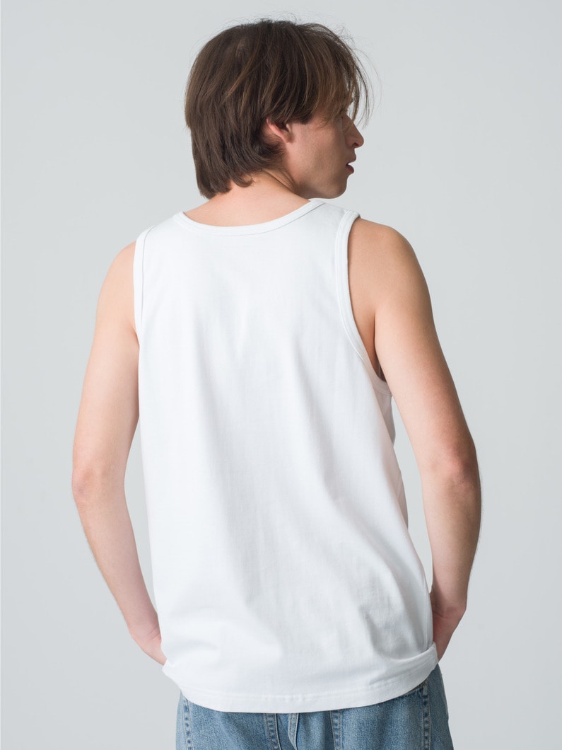 スタンダード レギュラーフィット タンクトップ 詳細画像 white 3