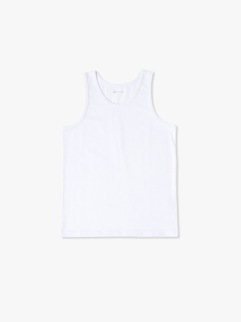 スタンダード レギュラーフィット タンクトップ 詳細画像 white 4