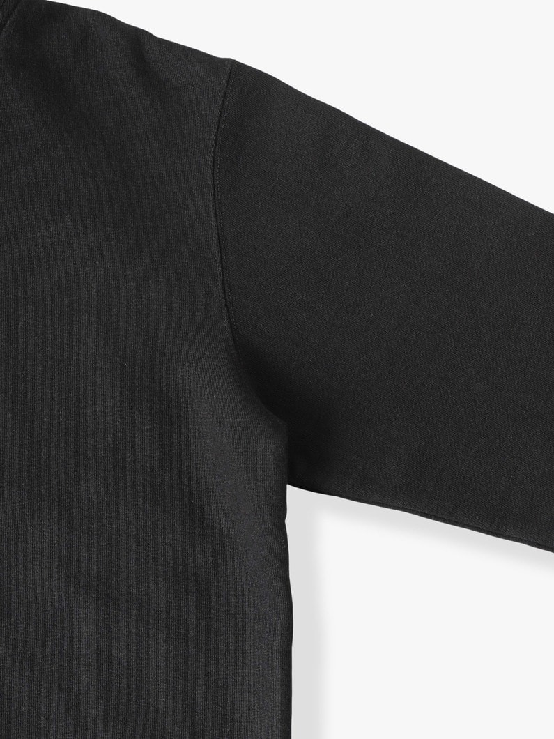 オーガニックコットン クラシック フレンチテリー スウェットフーディー 詳細画像 black 5