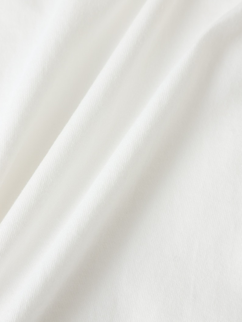 オーガニックコットン クラシック ティー 詳細画像 off white 3