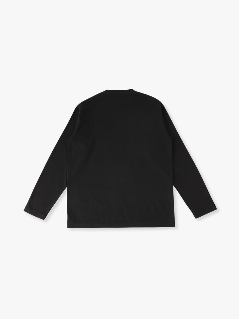 オーガニックコットン クラシック ロングスリーブティー 詳細画像 black 1