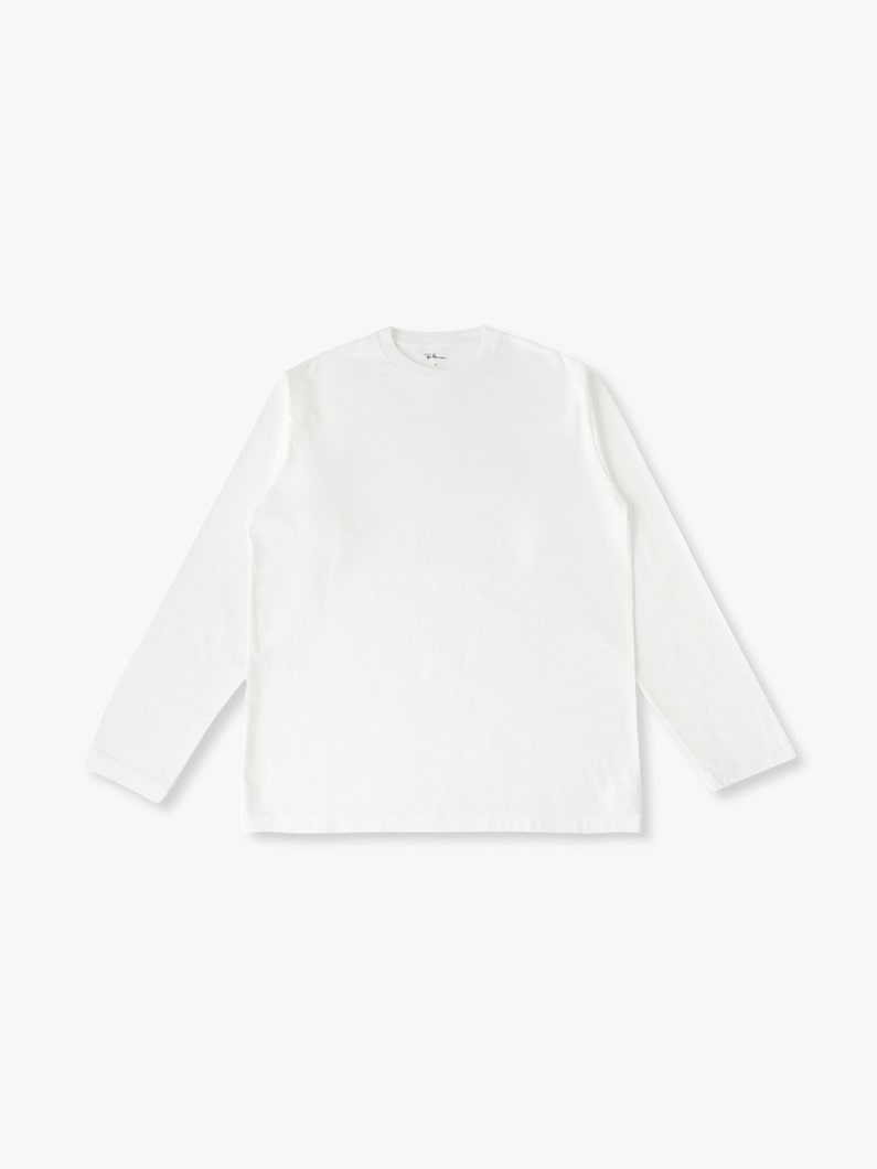 オーガニックコットン クラシック ロングスリーブティー 詳細画像 off white 3