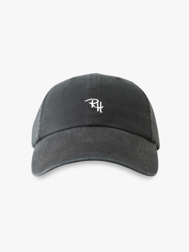 ツイル ロゴキャップ（beige/black） 詳細画像 black