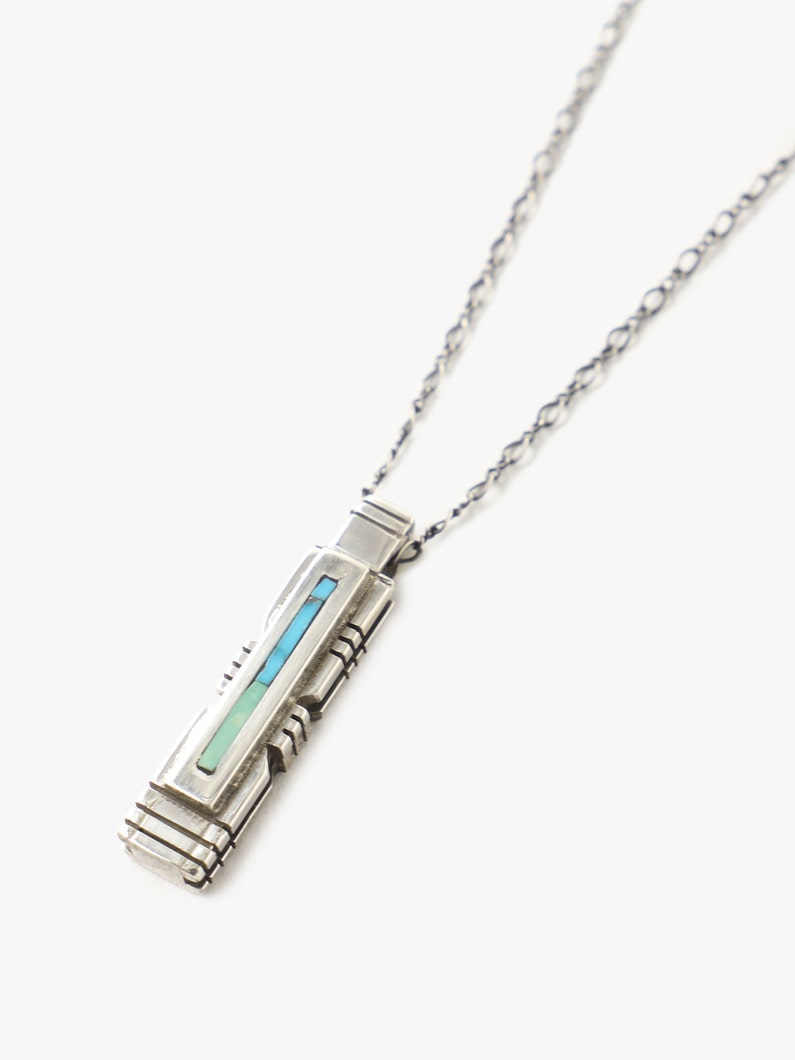 Silver Necklace With Turquois 詳細画像 silver 2