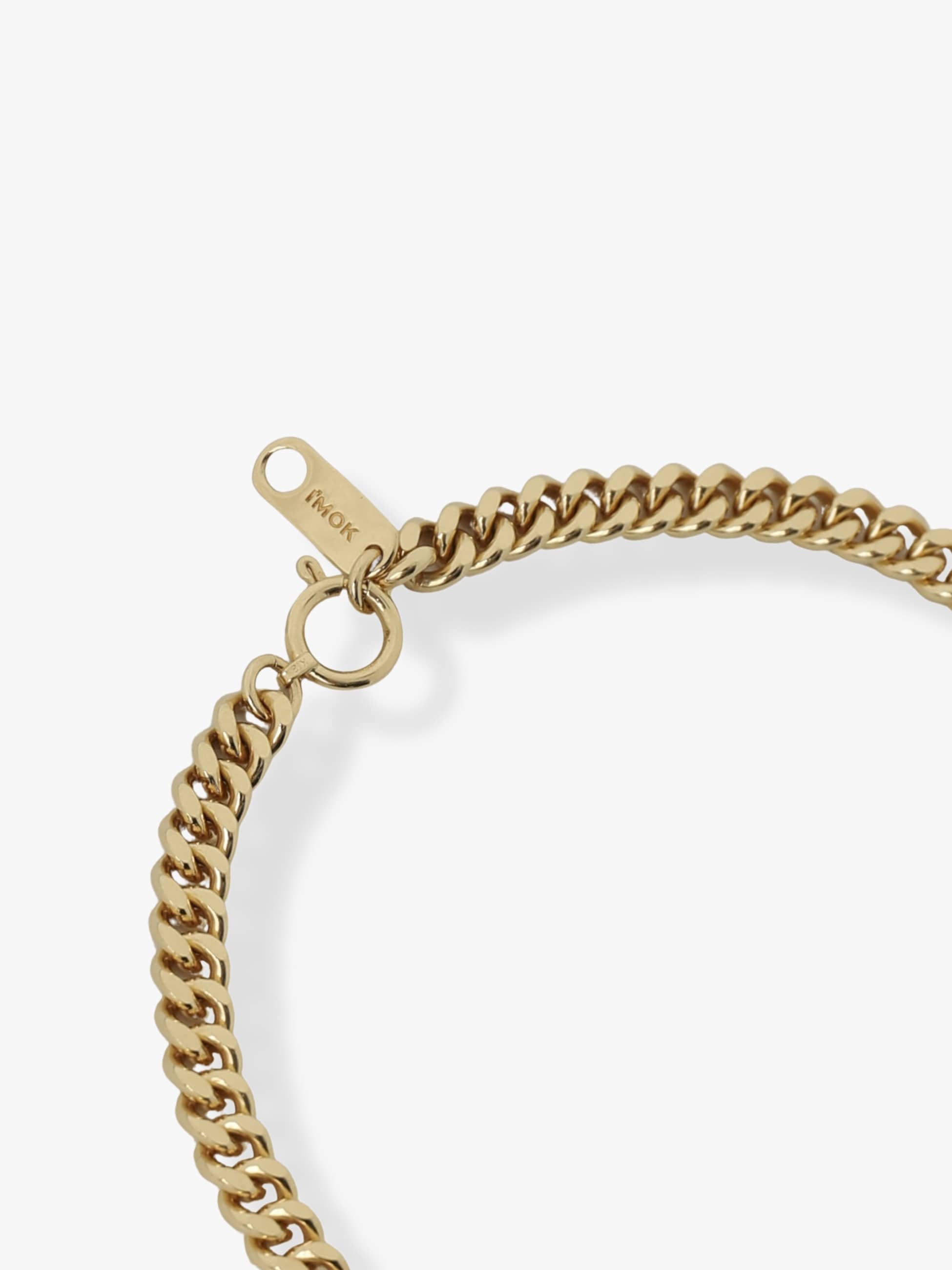 Gold Curb Bracelet（L）｜I'M OK for RHC(アイムオーケー フォー