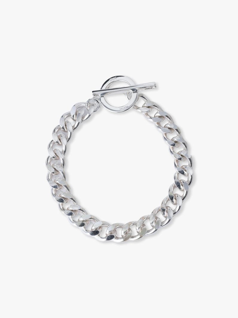 シルバー カーブ ブレスレット（L） 詳細画像 silver 1