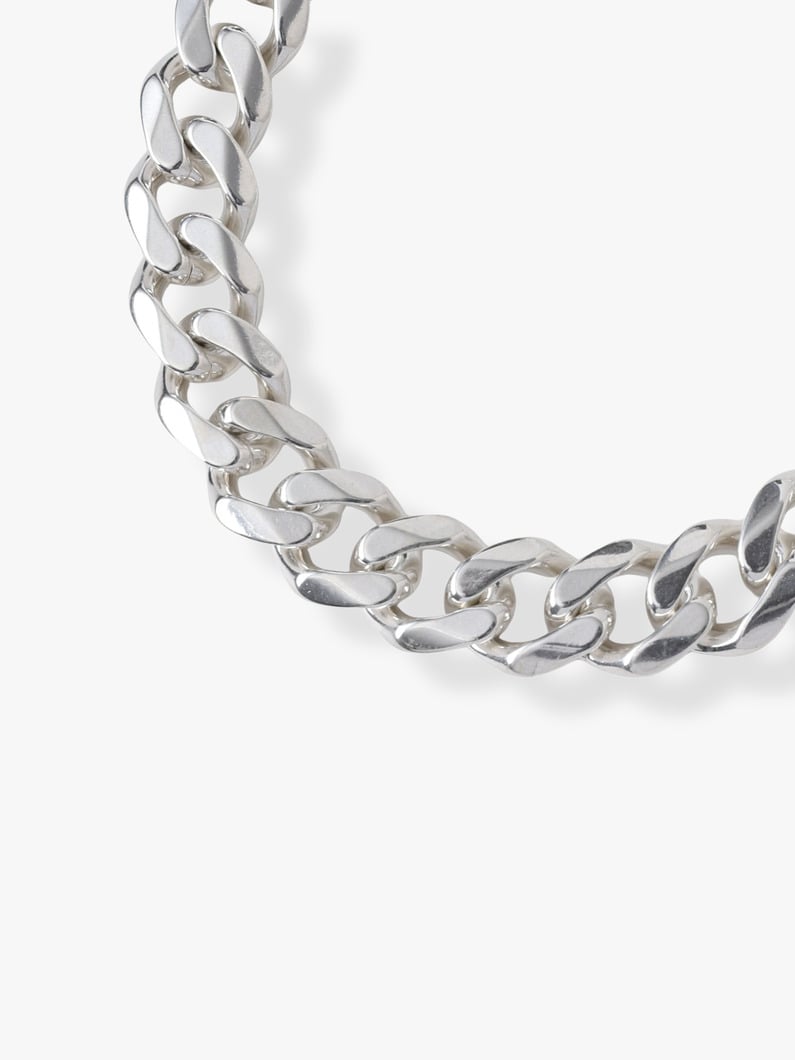 シルバー カーブ ブレスレット（XL） 詳細画像 silver 1