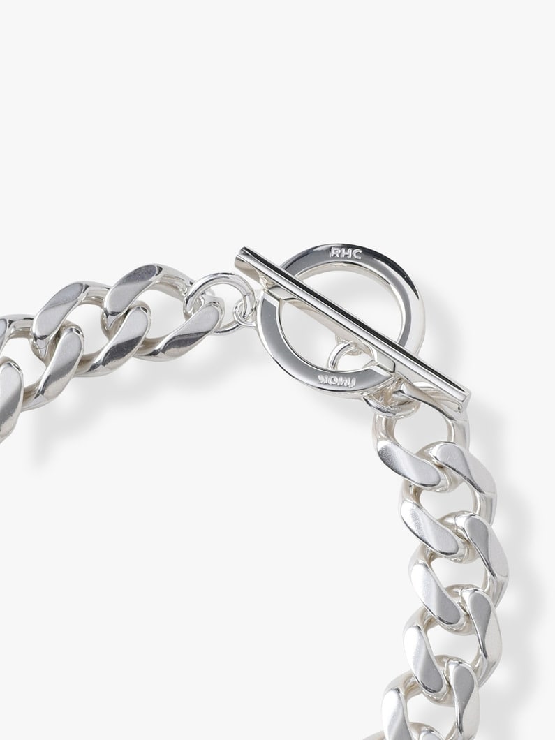 シルバー カーブ ブレスレット（XL） 詳細画像 silver 2