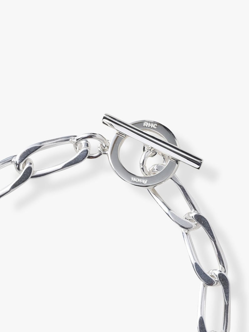 シルバー ロングカーブ ブレスレット（L） 詳細画像 silver 2