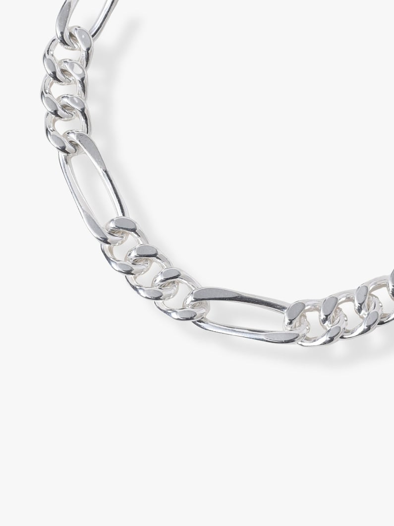 シルバー フィガロ ブレスレット（M） 詳細画像 silver 1