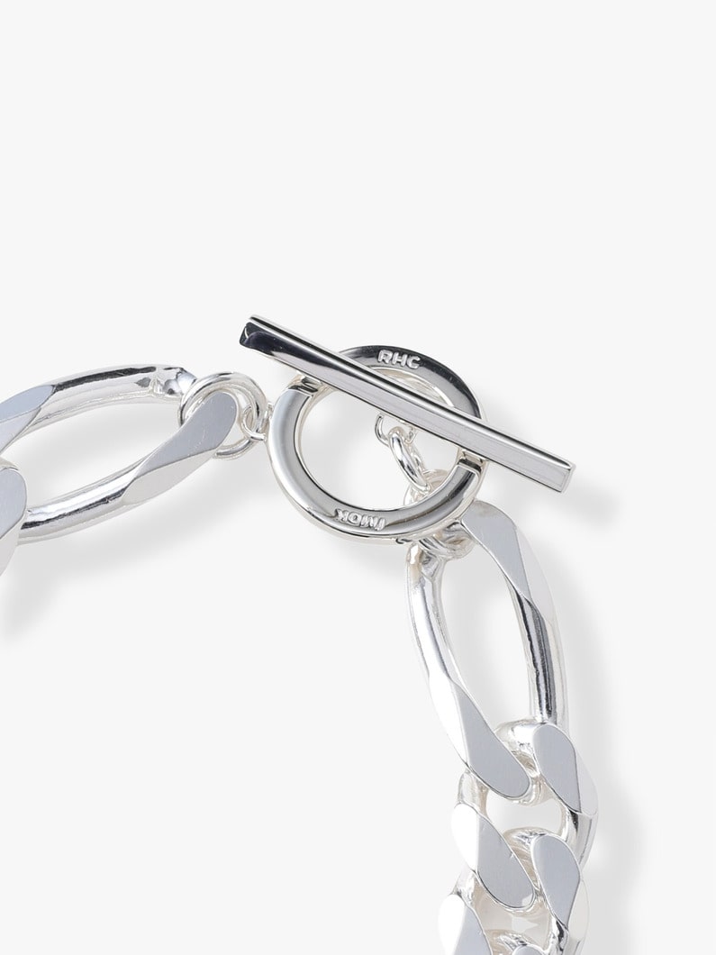 シルバー フィガロ ブレスレット（L） 詳細画像 silver 2