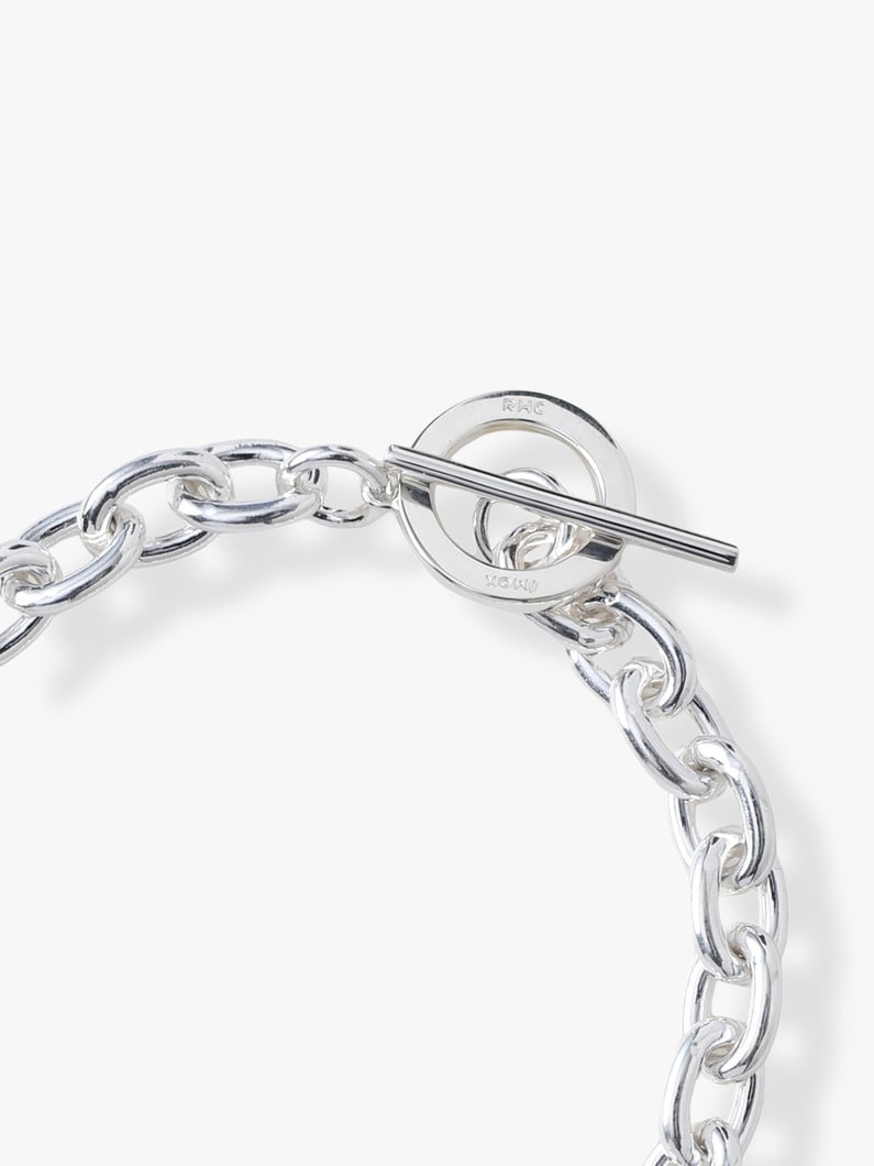 シルバー ケーブル ブレスレット（M） 詳細画像 silver 2