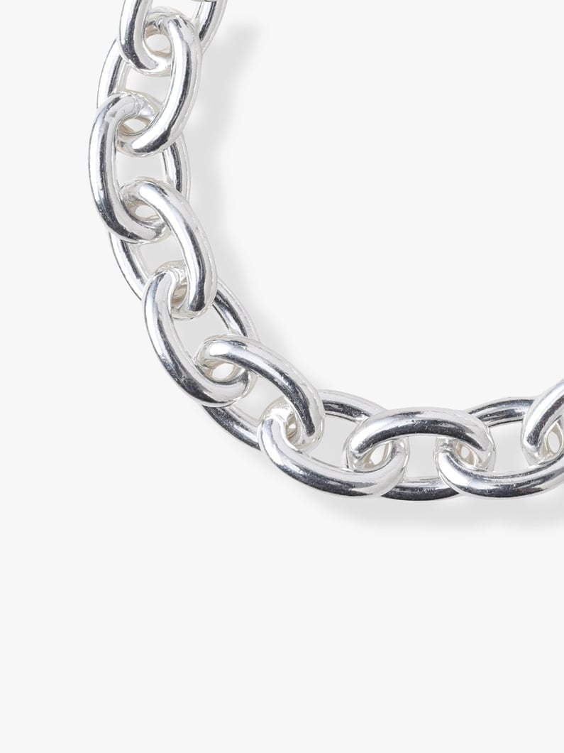 シルバー ケーブル ブレスレット（L） 詳細画像 silver 1