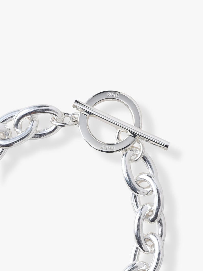 シルバー ケーブル ブレスレット（L） 詳細画像 silver 2