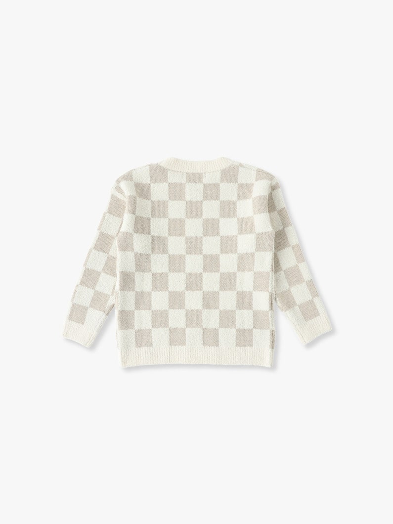 Cozy Chic Cotton Checkered Pullover (2-5year) 詳細画像 ivory 1