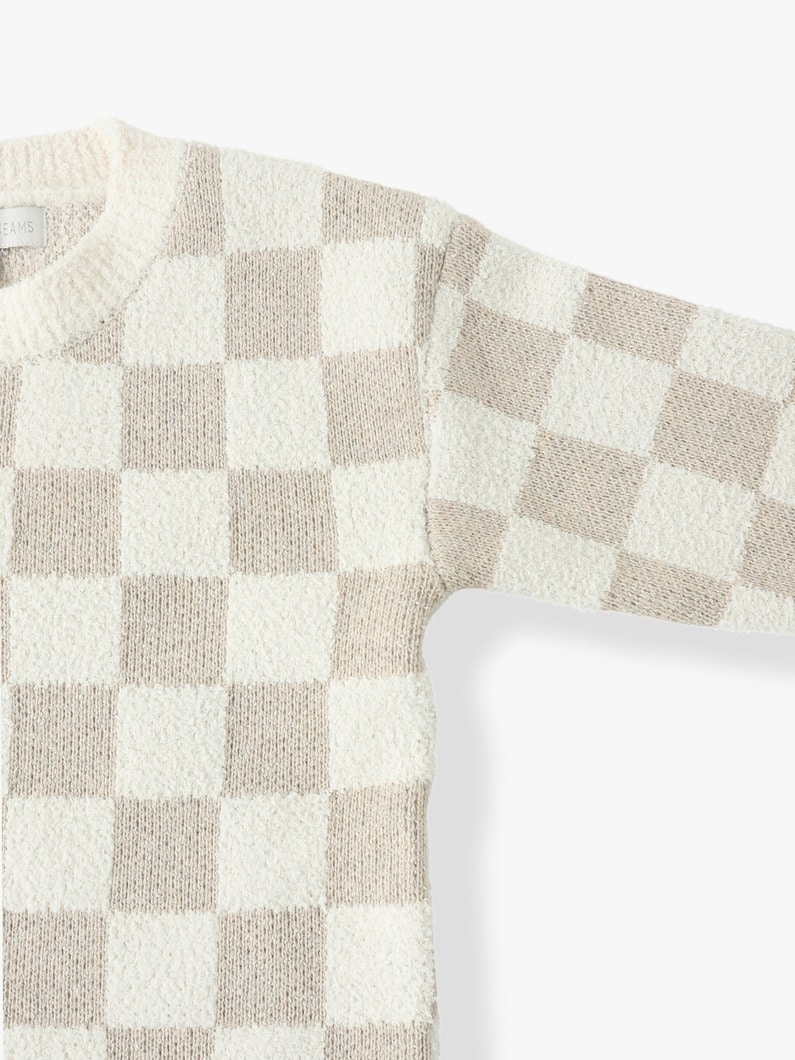 Cozy Chic Cotton Checkered Pullover (2-5year) 詳細画像 ivory 2