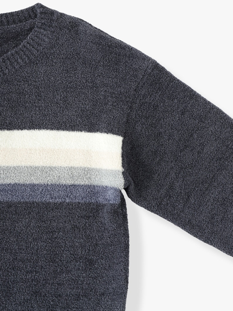 Cozy Chic Ultra Lite Toddler Multi Striped Pullover (2-3year)【ニット】 詳細画像 indigo 2