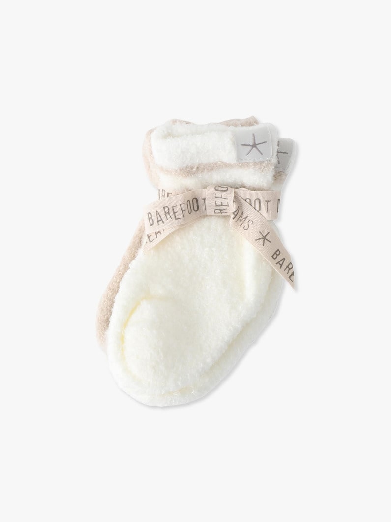 コージーシック ライト ベビー ソックス セット（アイボリー/ライトピンク/ダークブルー）  詳細画像 ivory