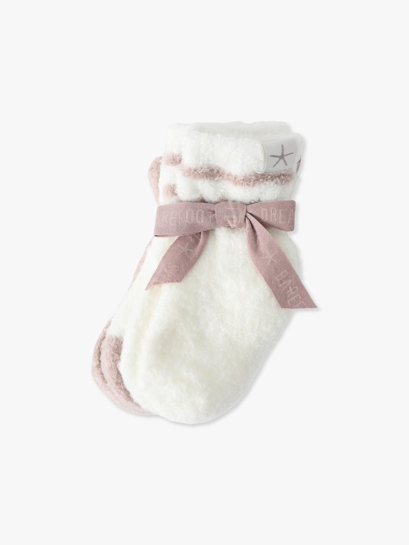 コージーシック ライト ベビー ソックス セット（アイボリー/ライトピンク/ダークブルー）  詳細画像 light pink