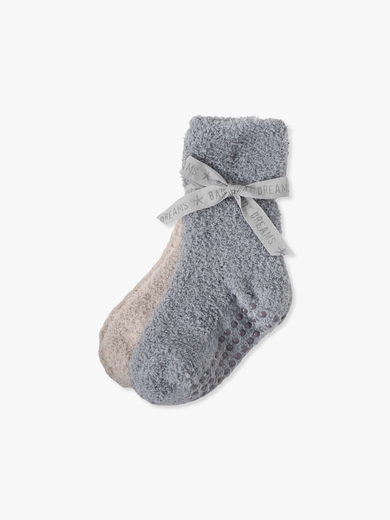 コージーシック グリップ ソックス セット（ライトベージュ/ダークブルー） 詳細画像 dark blue