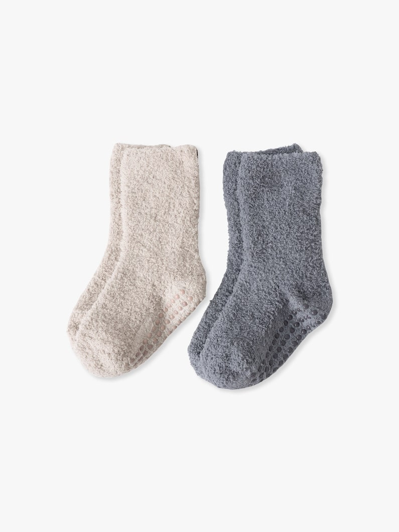 コージーシック グリップ ソックス セット（ライトベージュ/ダークブルー） 詳細画像 dark blue 2