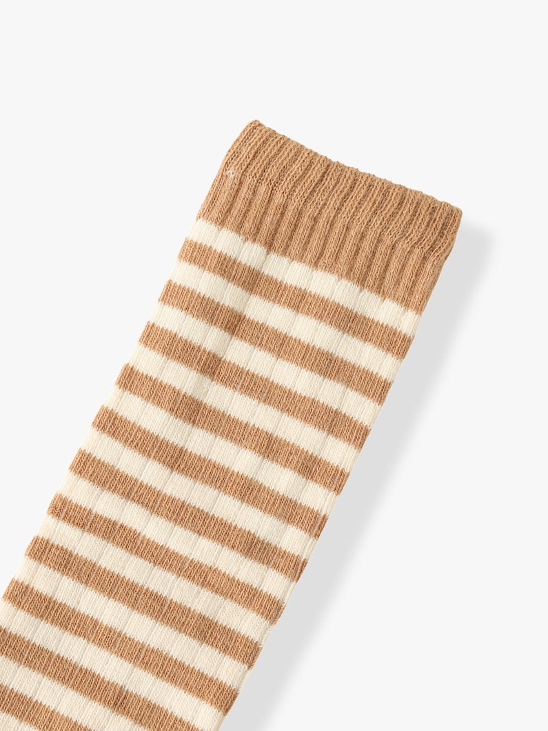 Long Ribbed Socks (terracotta/blue gray/12month-6year) 詳細画像 terracotta 1