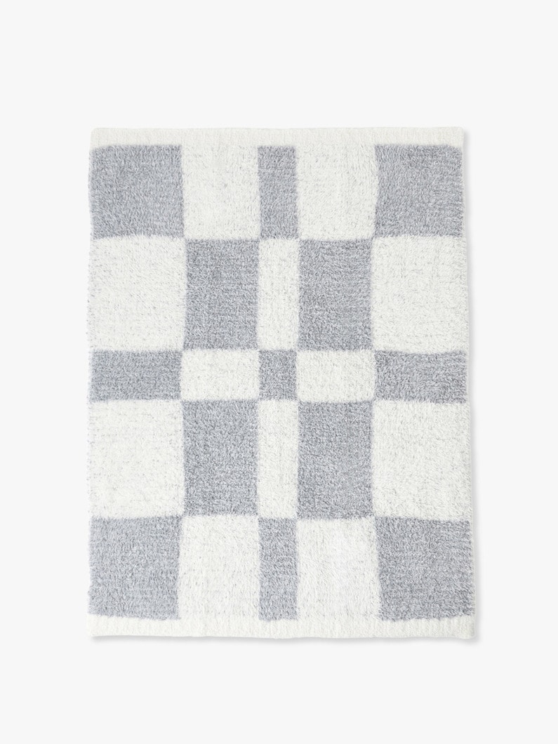 Cozy Chic Checkered Stroller Blanket (dark blue/beige) 詳細画像 dark blue 1