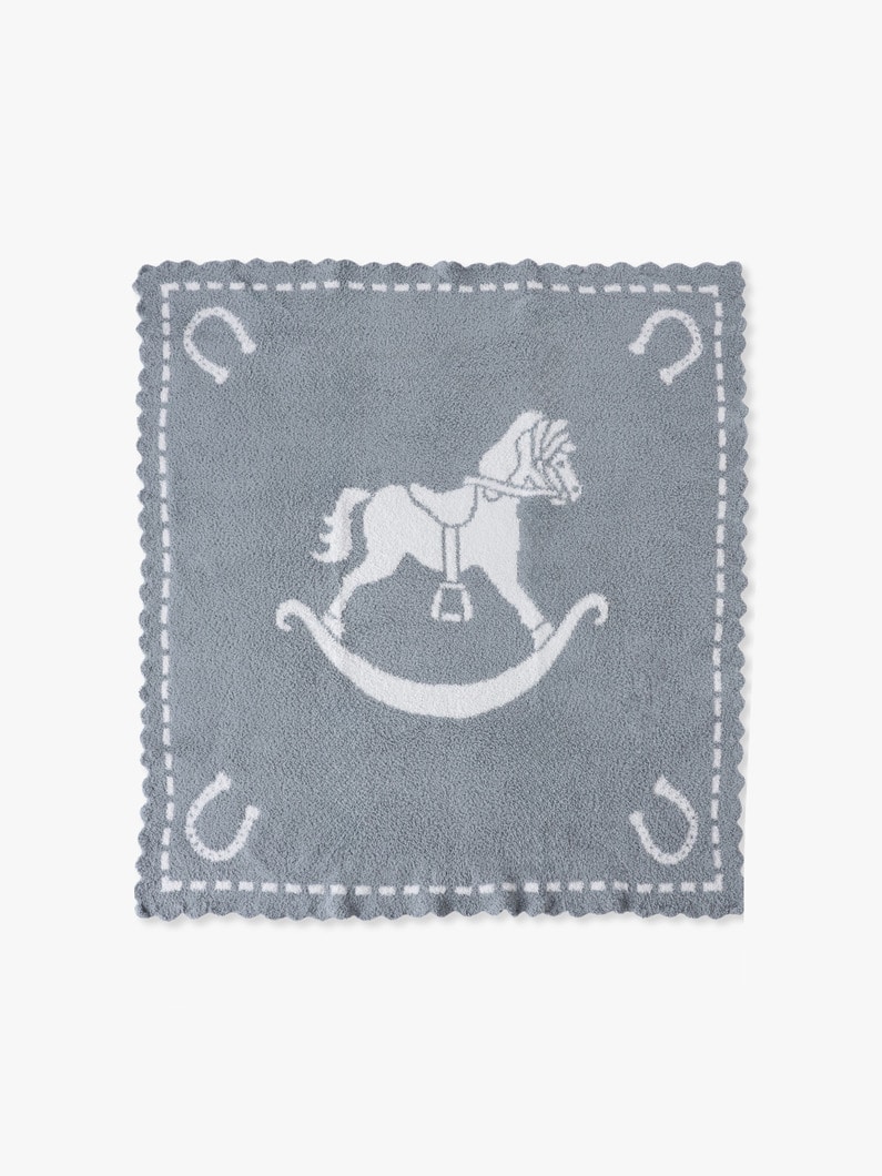 コージーシック スカラップ レシービング ブランケット（グリーン） 詳細画像 green 1