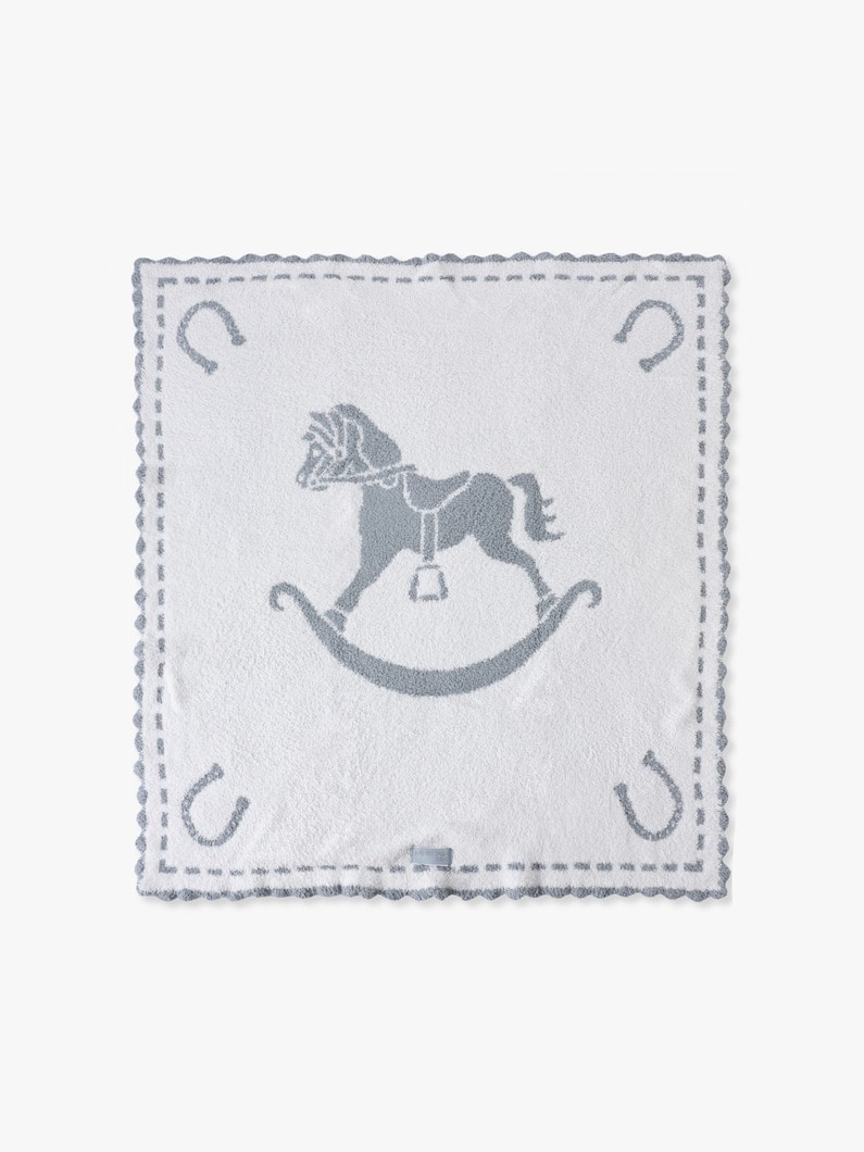 コージーシック スカラップ レシービング ブランケット（グリーン） 詳細画像 green 2