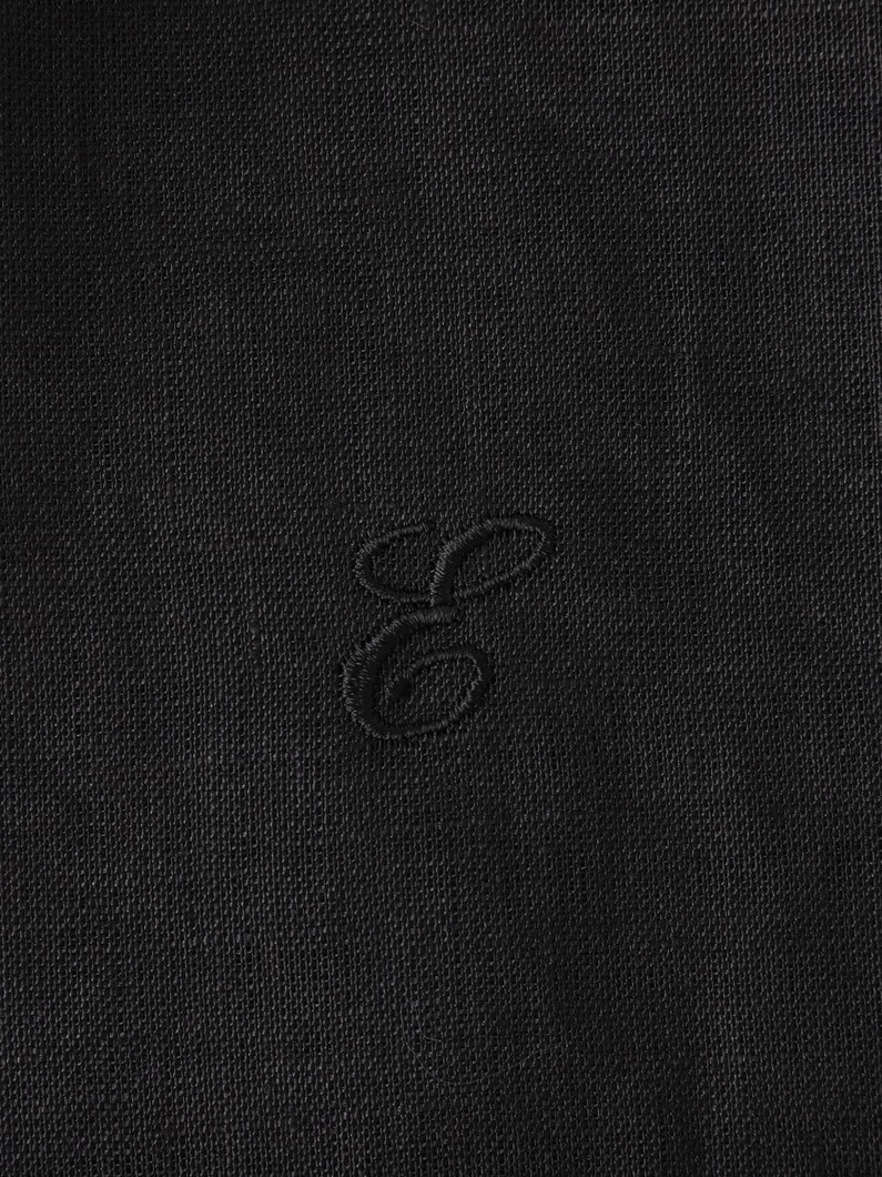 フレンチリネン パンツ 詳細画像 black 4