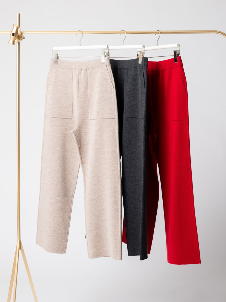 ライトウールミラノ パンツ 詳細画像 red