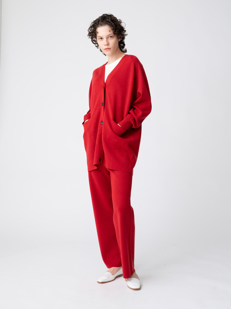 ライトウールミラノ パンツ 詳細画像 red 2