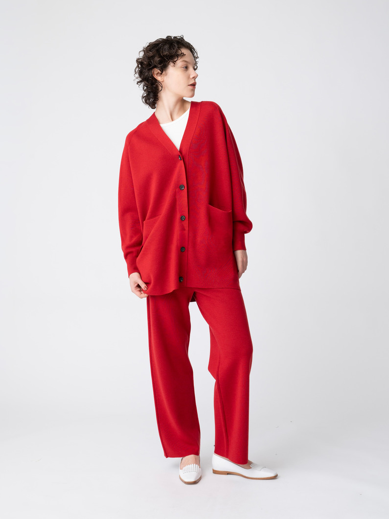 ライトウールミラノ パンツ 詳細画像 red 3