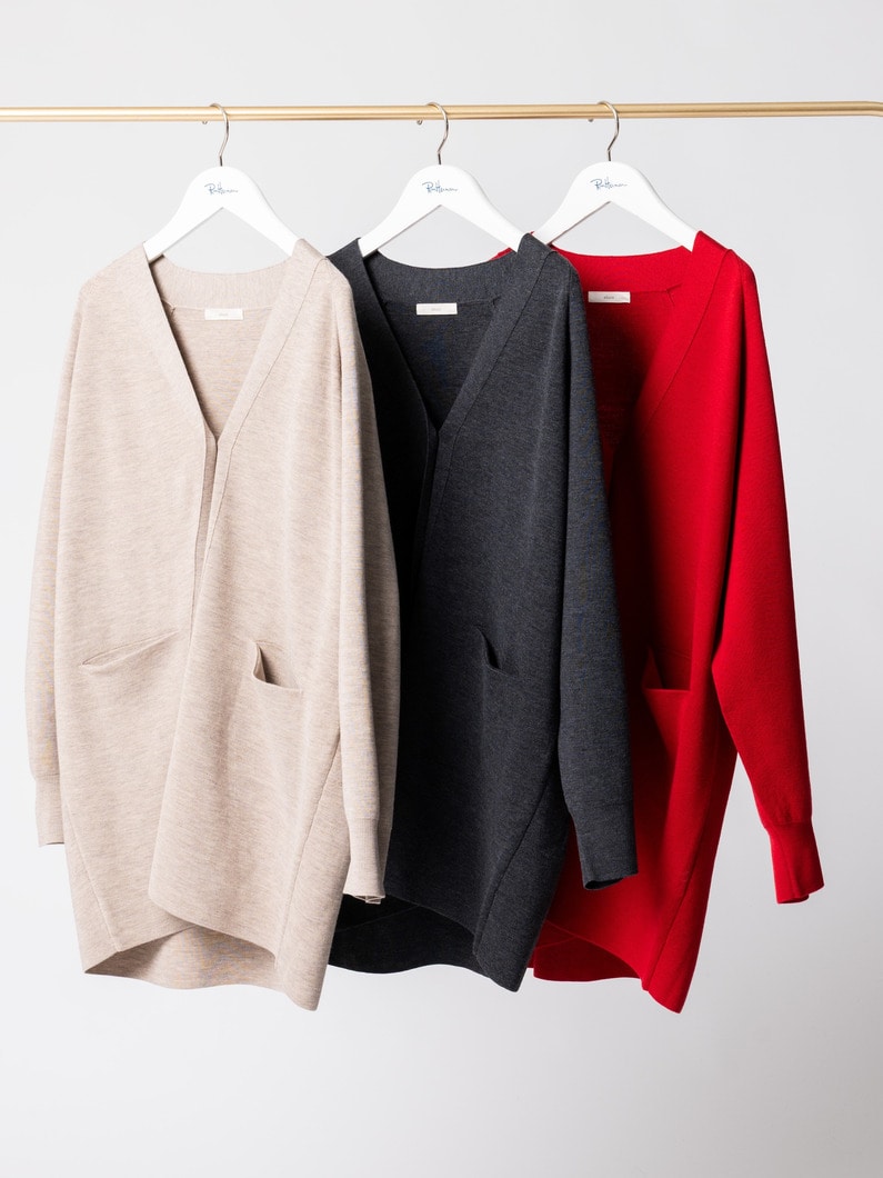 ライトウールミラノニット 詳細画像 red 5