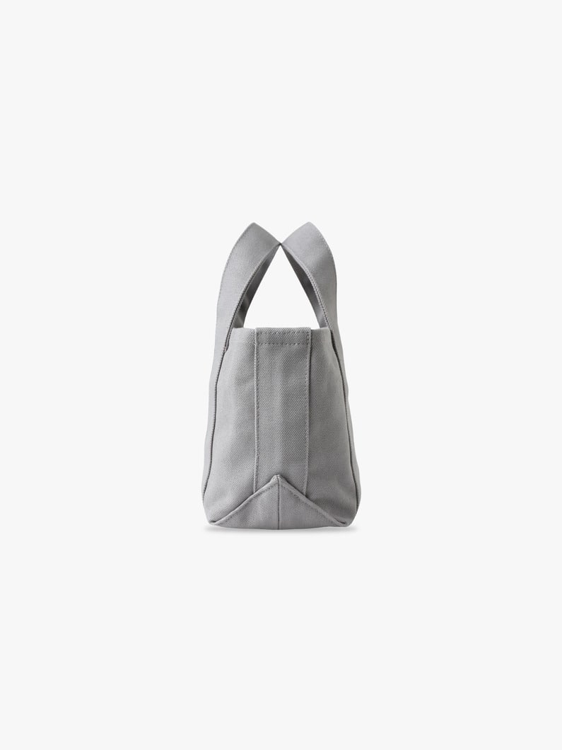 ベーシックカラー キャンバストートバッグ（グレー/XS） 詳細画像 gray 2