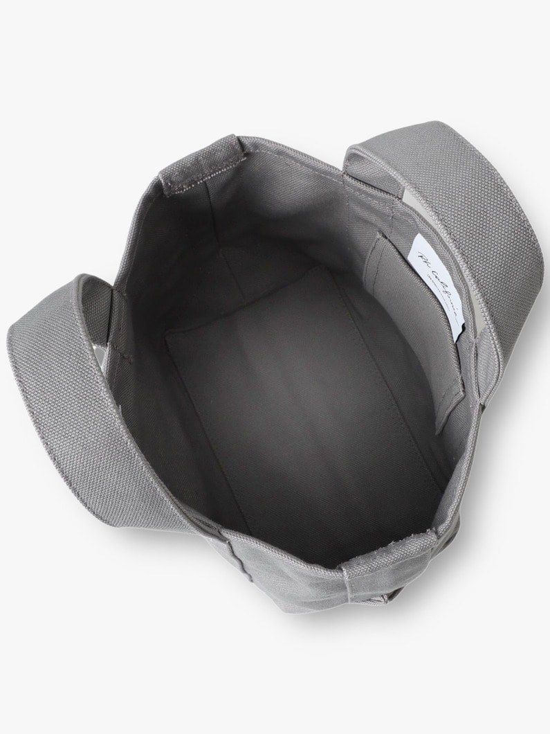 ベーシックカラー キャンバストートバッグ（グレー/XS） 詳細画像 gray 3