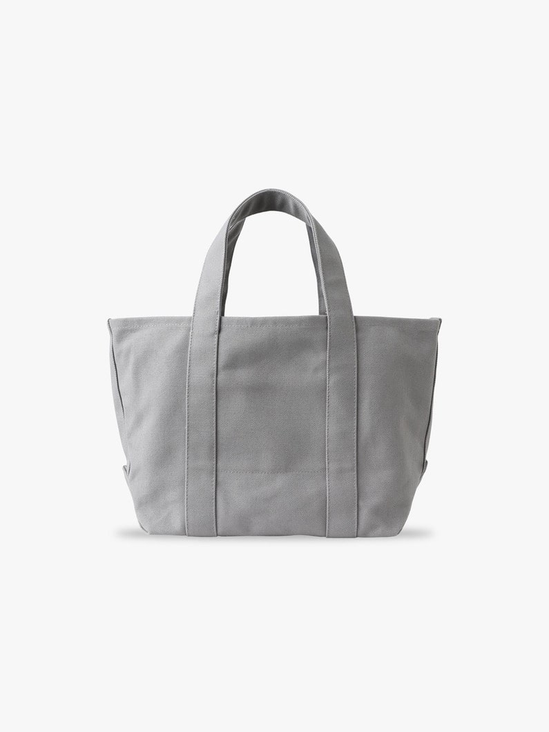 ベーシックカラー キャンバストートバッグ（グレー/S） 詳細画像 gray 1