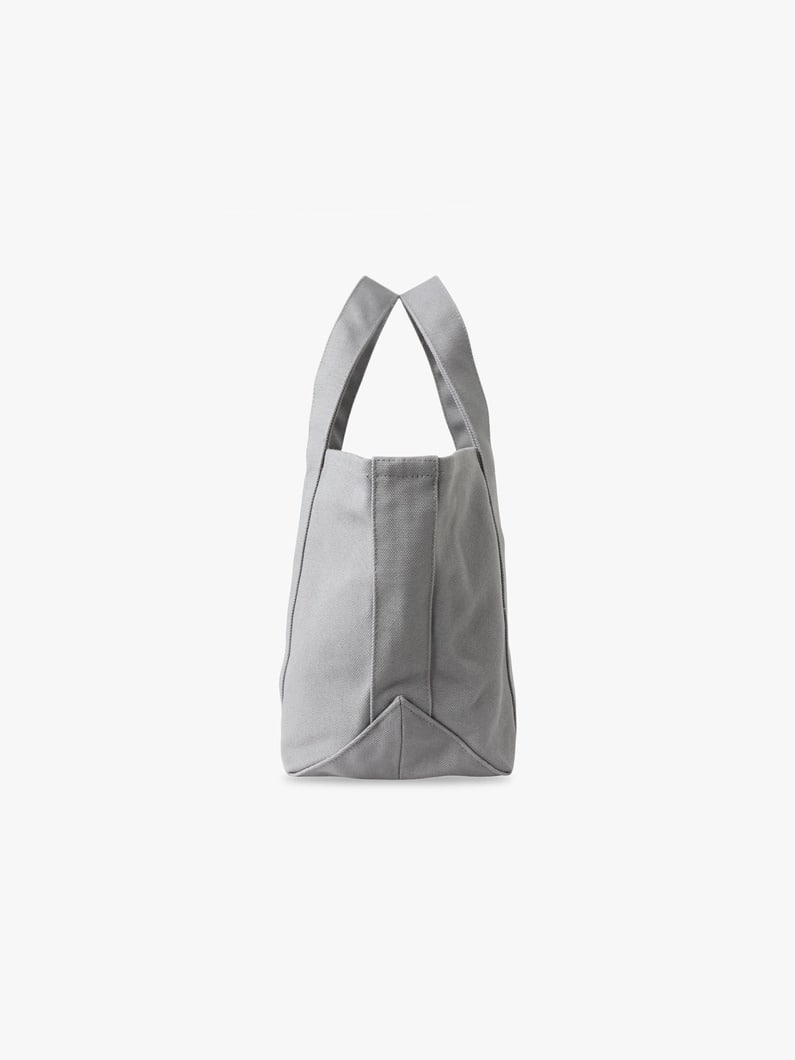 ベーシックカラー キャンバストートバッグ（グレー/S） 詳細画像 gray 2