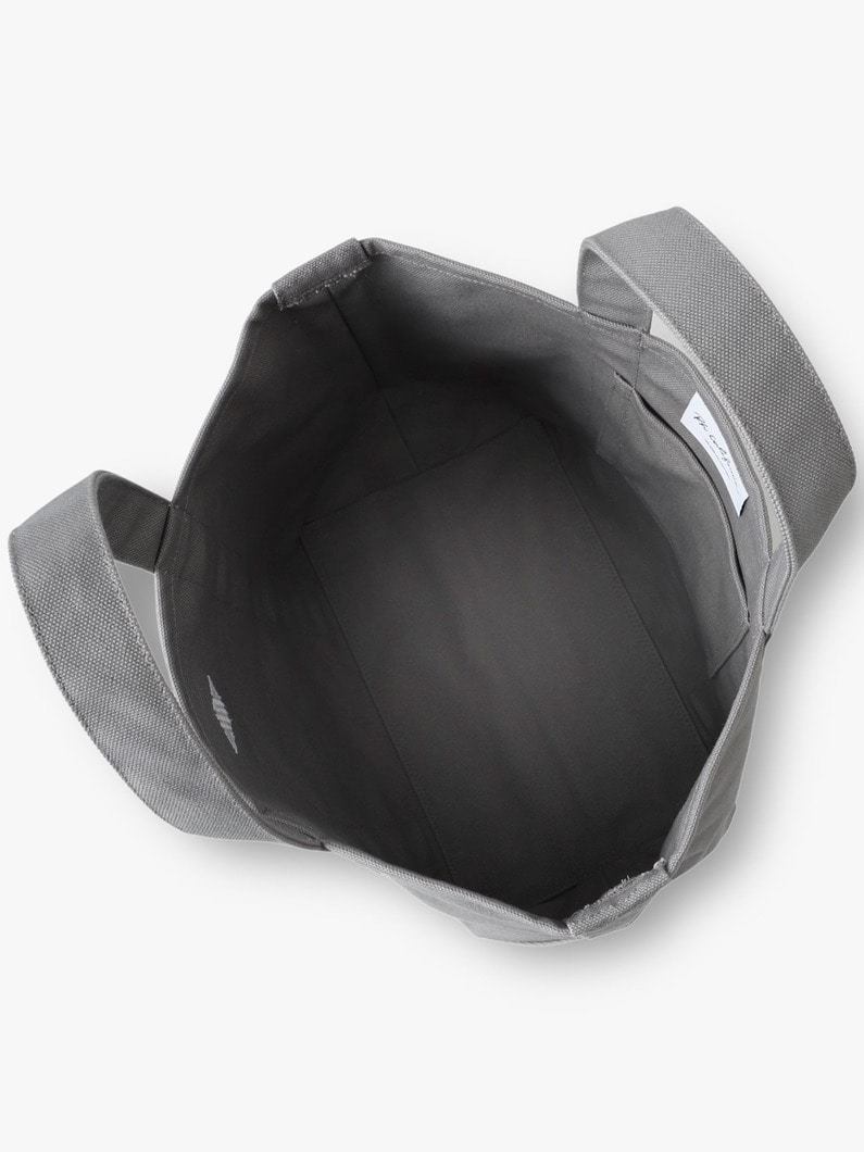 ベーシックカラー キャンバストートバッグ（グレー/S） 詳細画像 gray 3