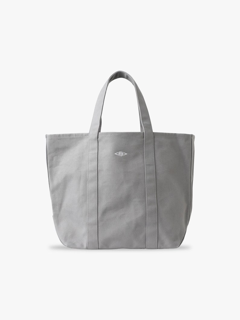 ベーシックカラー キャンバストートバッグ（グレー/M） 詳細画像 gray 1