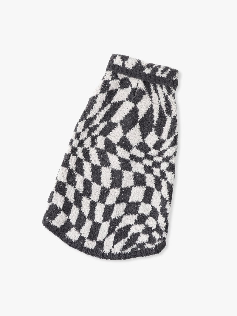 チェッカー ペットセーター コージーシック 詳細画像 dark brown 1