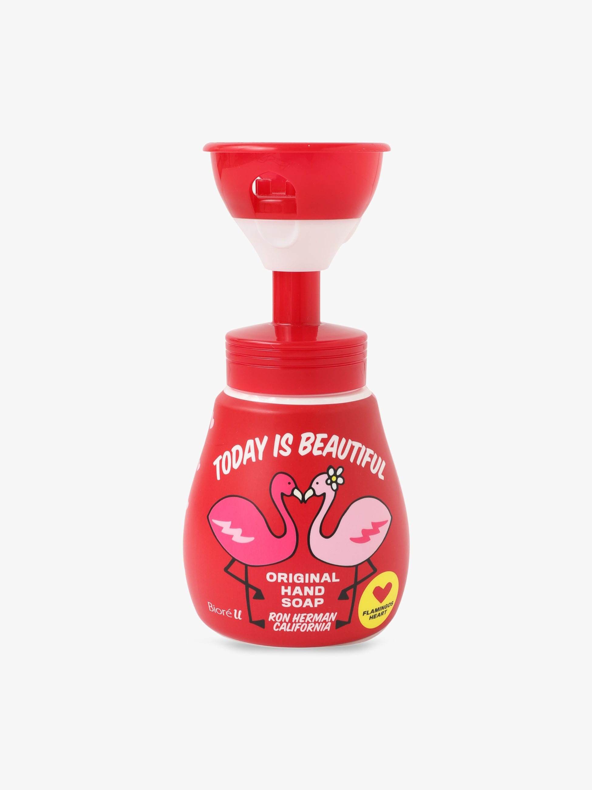 Flamingo Form Hand Soap (Heart Motif Bubble) 詳細画像 red 3