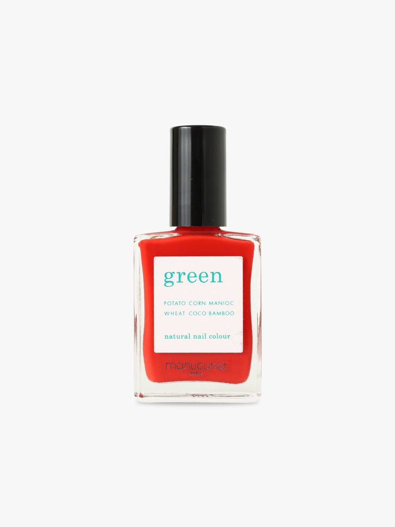 Green Natural Nail Polish (poppy red) 詳細画像 other 1