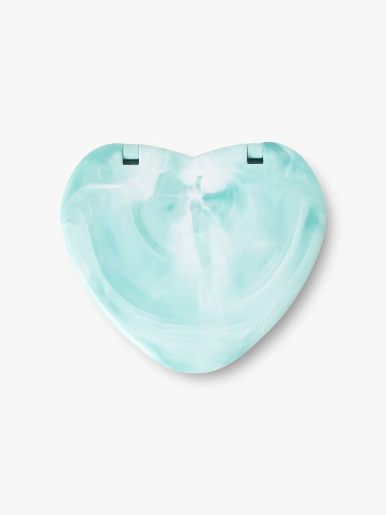 マーブルハートミラー 詳細画像 light blue 1