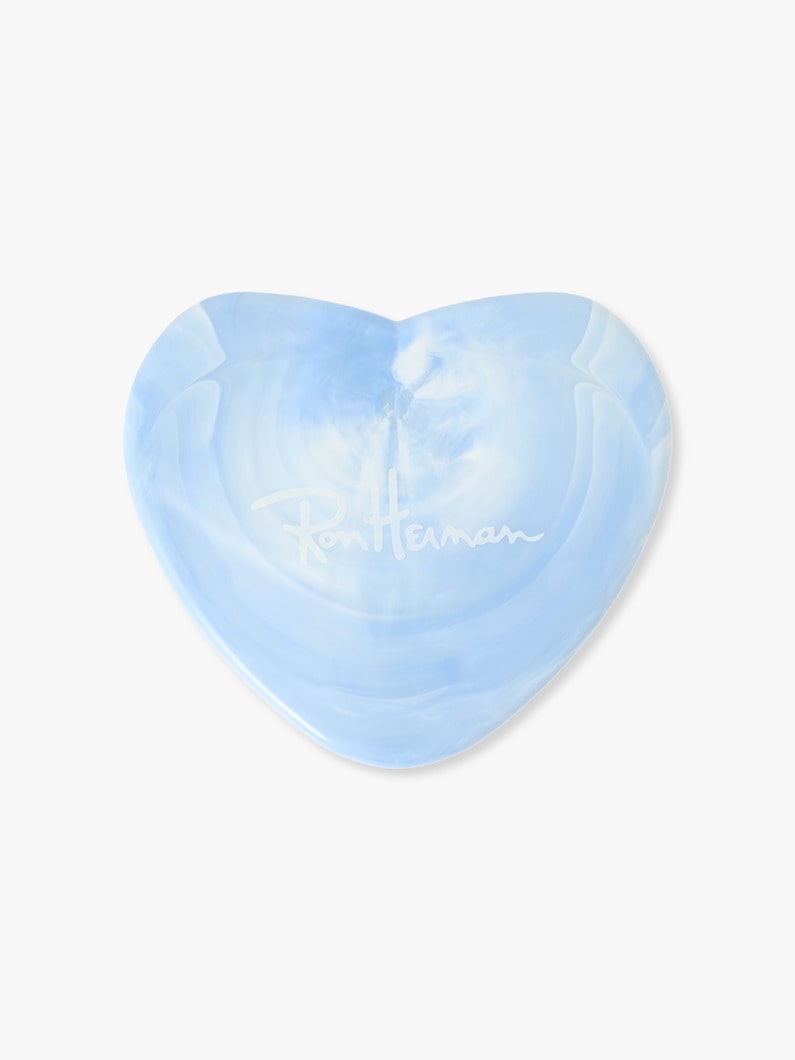 マーブルハートミラー 詳細画像 pale blue