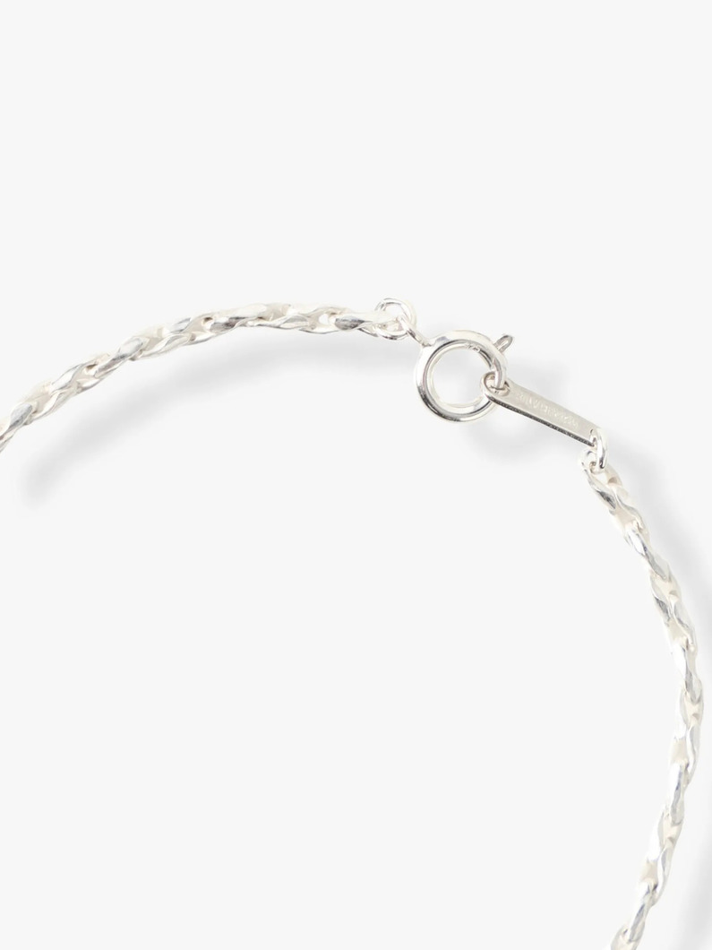 スエッジチェーン ブレスレット（17cm） 詳細画像 silver 2