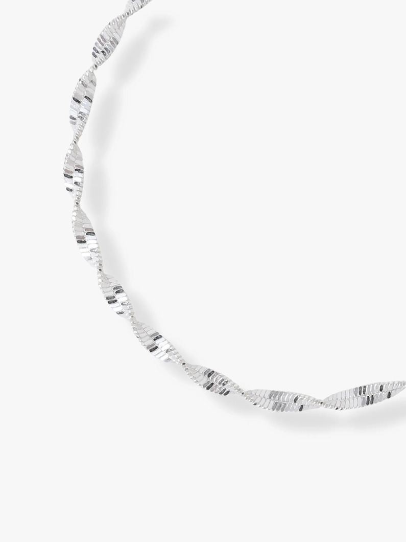 スクリューチェーン ブレスレット（17cm） 詳細画像 silver 1