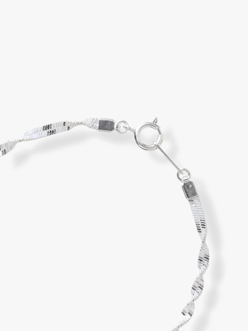 スクリューチェーン ブレスレット（17cm） 詳細画像 silver 2