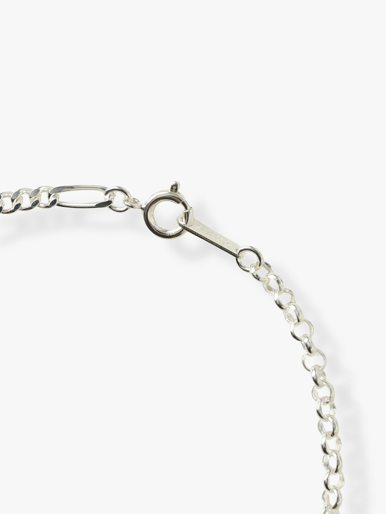 フィガロ&times;ラウンドチェーン ブレスレット（20cm） 詳細画像 silver 2