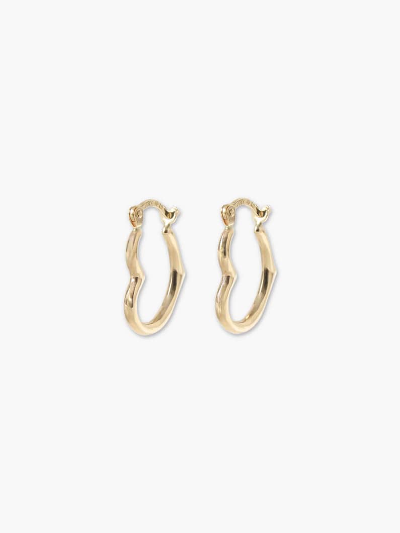 ハート フィールズ フープピアス（ゴールド） 詳細画像 gold 1